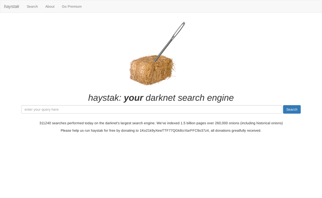 Haystak Darknet Search Engine