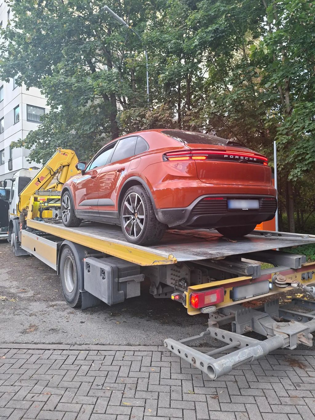 Seized Porsche