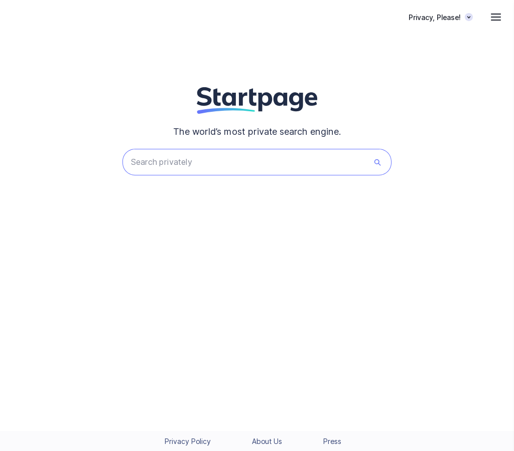Startpage Homepage