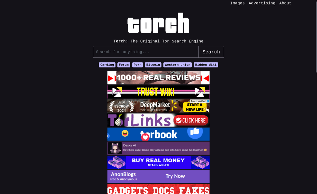 Torch Darknet Search Engine