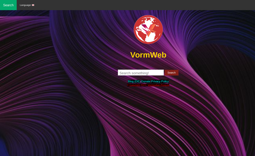 VormWeb Darknet Search Engine